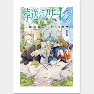 Frieren : Journey's End Japanese Manga Cover chapter 1 Posters and Art